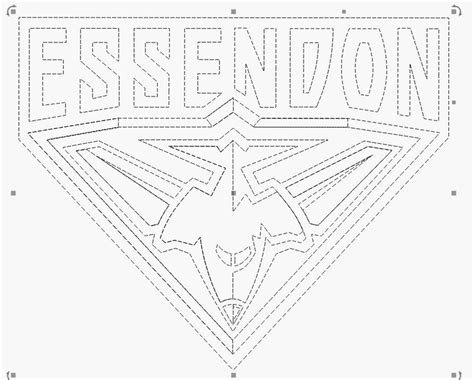 Buy AFL SVG Essendon Dons Logo Vector File Digital Download Online in ...