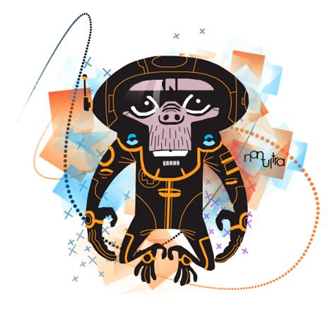 Space Monkey by vaRn1 on DeviantArt