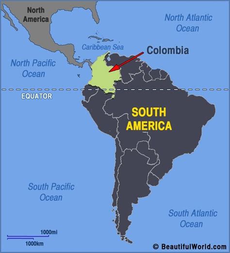 Map Of Columbia South America colombia south america map ...