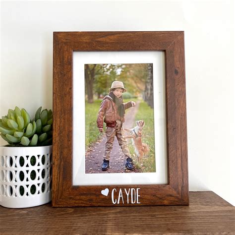 Personalized Name Picture Frame Gift, Nursery Decor Picture Frame, Kid ...