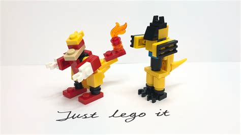 Lego Pokemon MOC Instructions - Magmar and Zeraora - YouTube