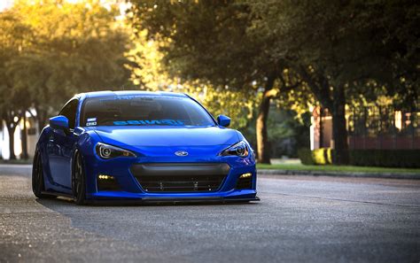 Subaru Brz Blue Wallpaper