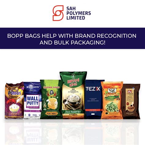 BOPP Bags Help With Brand Recognition and Bulk Packaging! - Sah Polymers