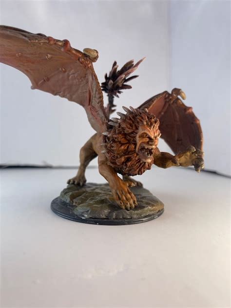 D&D Hand-painted Manticore Miniature - Etsy