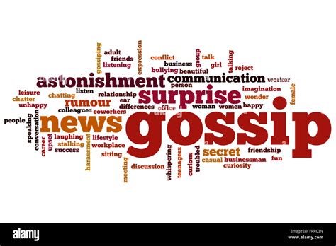 Gossip concept word cloud background Stock Photo - Alamy