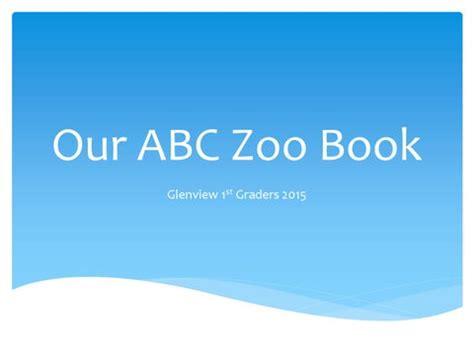 Our ABC Zoo Book by Jackie Gregory - Issuu