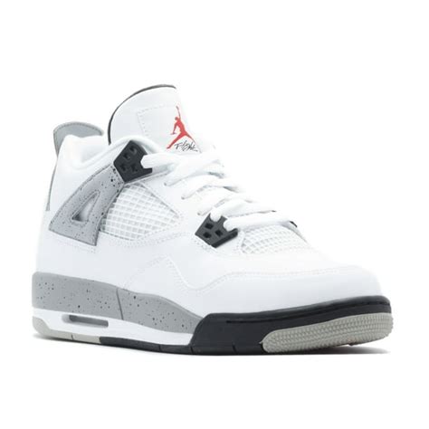 Air Jordan - AIR JORDAN 4 RETRO OG BG (GS) 'WHITE CEMENT' - 836016-192 ...