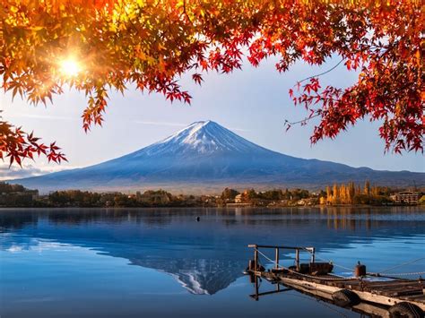 Fuji Five Lakes Japan Fall