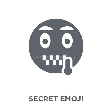 Secret emoji icon from Emoji collection. Secret emoji icon. Secret ...