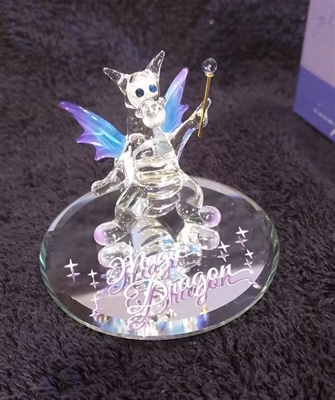 Glass Baron "Magic Dragon" Figurine – Crystal Creations