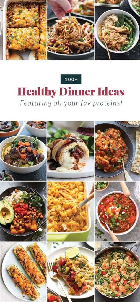 100+ Healthy Dinner Ideas (Easy & Delish Meals!) - Fit Foodie Finds