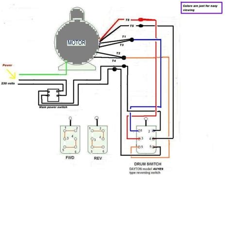 Single Phase Forward Reverse Wiring Diagram