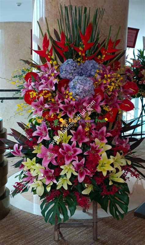 Congratulations business flower basket - 花·果店 1hkflowerfruit