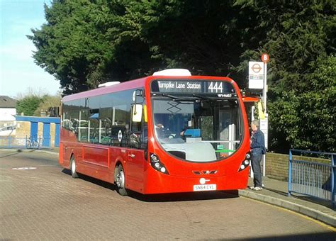 London General Bus Service 444 (Route) from Turnpike Lane bus station ...