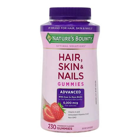 Nature's Bounty Advanced Hair Skin Nails Gummies - 230 - Asset Pharmacy