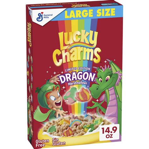 Buy Lucky Charms Gluten Free Cereal with Marshmallows, Kids Breakfast ...