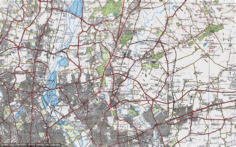 Historic Ordnance Survey Map of South Woodford, 1920