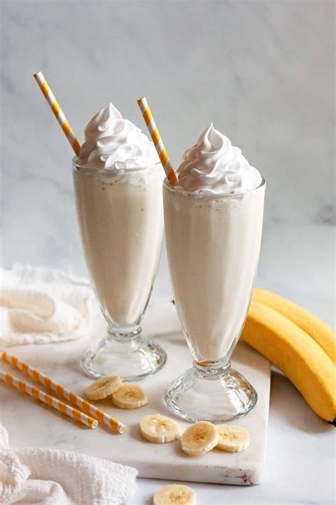 Best Ever Banana Milkshake Recipe | Foodtasia