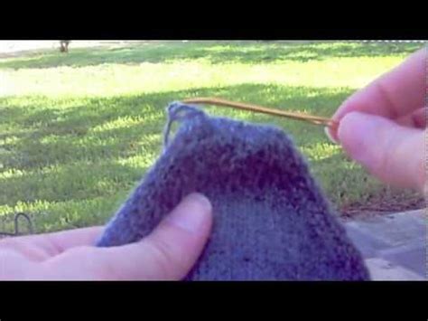 Kitchener Stitch Grafting Toes in Knitted Socks - YouTube