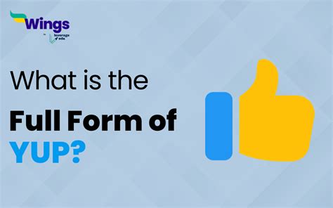 What is the full form of YUP? | Leverage Edu