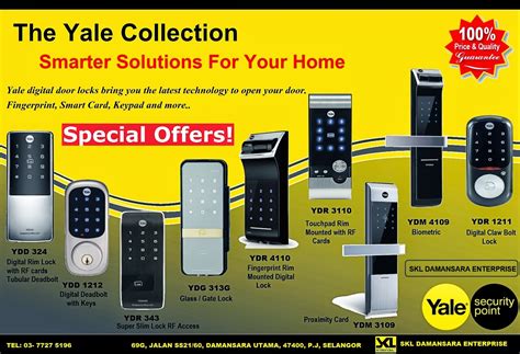 SKL DIY Uptown: Yale Biometrics Digital Door Lock YDM 4109 promotion ...