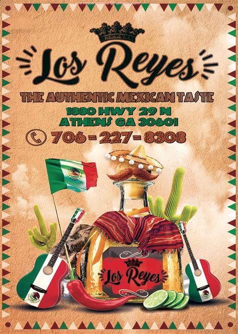 Online Menu of Los Reyes Mexican Restaurant Restaurant, Athens, Georgia ...