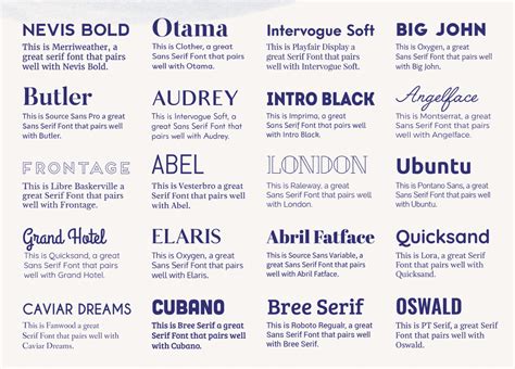 20 Free Font Pairings (and how they pertain to your brand)