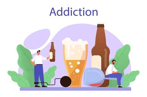 Alcohol Addiction Vectors & Illustrations for Free Download | Freepik