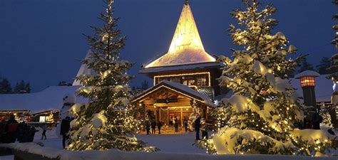 Crossing the Arctic Circle and Meeting Father Christmas at the Santa ...