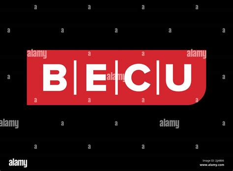 BECU, Logo, Black background Stock Photo - Alamy