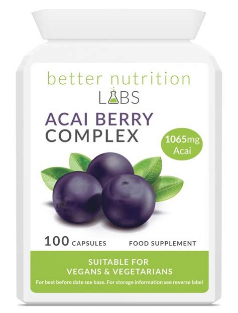 Acai Berry Complex: Freeze Dried Açaí Antioxidant Supplement