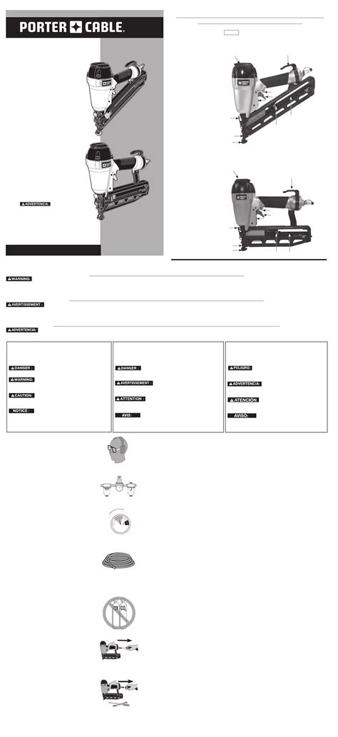 User manual Porter-Cable DA250C (English - 7 pages)