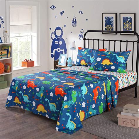 100% Cotton Sheets Kids Full Sheets for Kids Girls Boys Teens Children ...