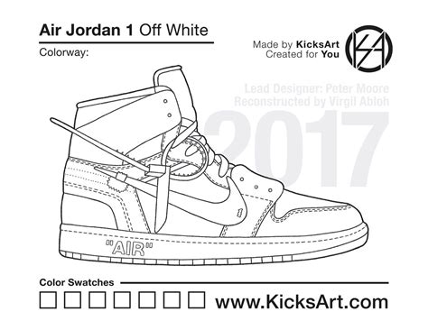 Air Jordan 1 - KicksArt | Sneakers illustration, Jordan 1 off white ...