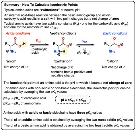 Isoelectric Points of Amino Acids (and How To Calculate Them) – Master ...