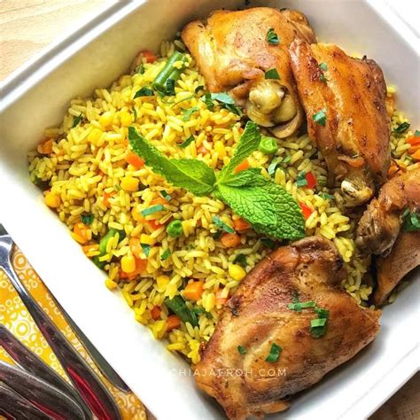 Nigerian Fried Rice Recipe with Baked Chicken - Nkechi Ajaeroh