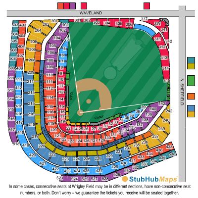 Wrigley Field Seating Chart, Pictures, Directions, and History ...