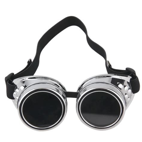 Cyber Goggles Steampunk Glasses Vintage Retro Welding Punk Gothic ...