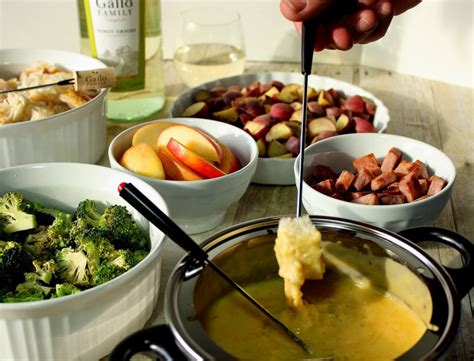 Swiss Cheese Fondue Recipe - Kudos Kitchen by Renee