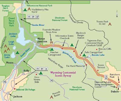 Wilson Ray Berita: Dubois Wyoming Map