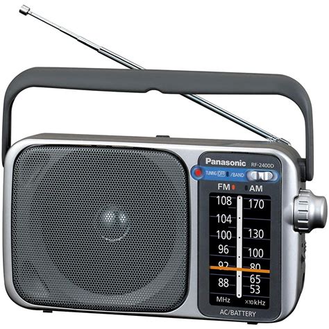 Panasonic Portable AM / FM Radio, Battery Operated Analog Radio, AC ...