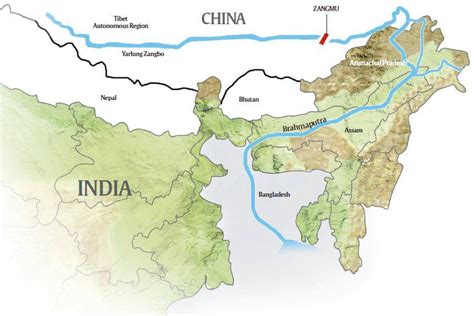 Brahmaputra River World Map - Oconto County Plat Map