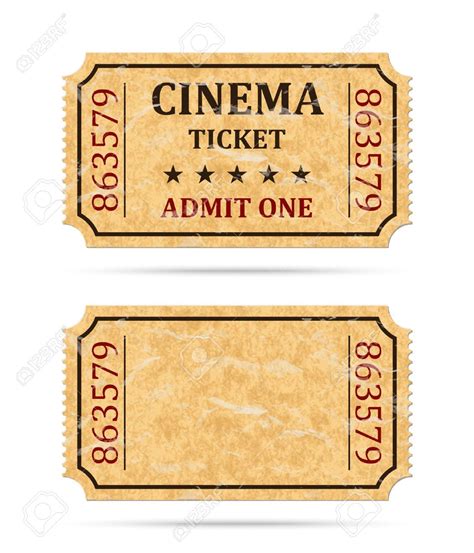 Retro cinema ticket and empty ticket , #sponsored, #cinema, #Retro, # ...