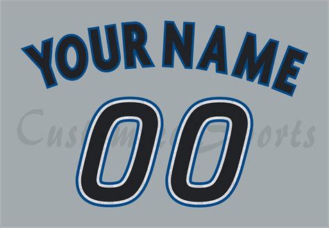 Baseball Toronto Blue Jays Customized Number Kit for 2004-2007 Road ...