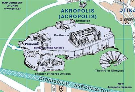 Map of the Acropolis | Greece travel, Greek islands, Athens map