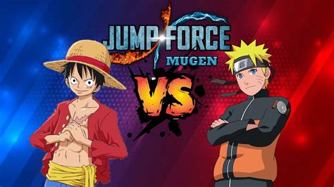 Luffy Vs Naruto - Jump Force Mugen - YouTube