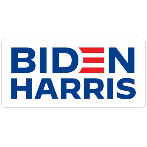 Biden Harris Sticker - 50+ Color Options!