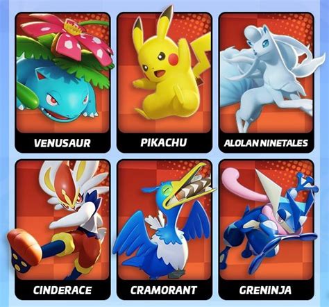 Every playable Pokémon and main roles featured in Pokémon Unite | GINX ...