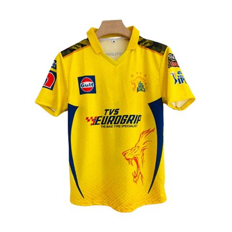 CSK Official Ms Dhoni Jersey 2023 | IPL jersey - Cyberried Store