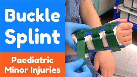 removable splint for distal radius fracture